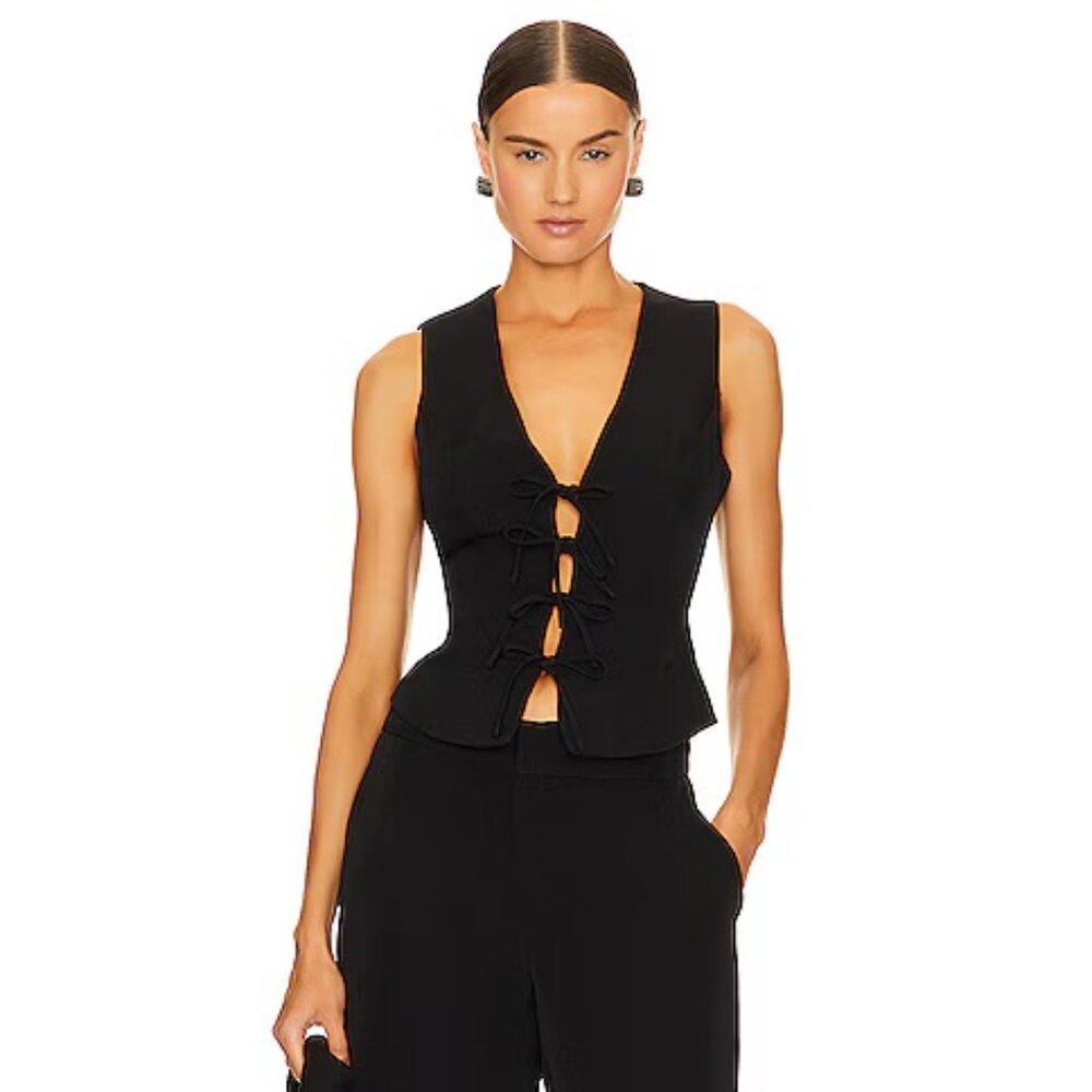 Black Tie Cavalcade Top - ELLIATT